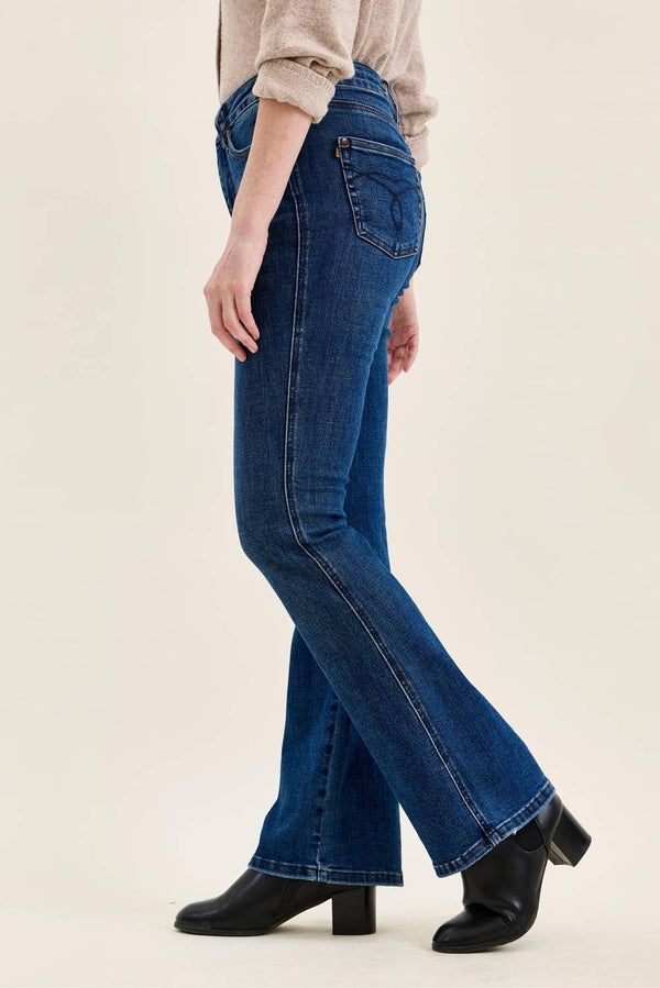 Judy Blue High Waist Tummy Control Bootcut - Broken horn