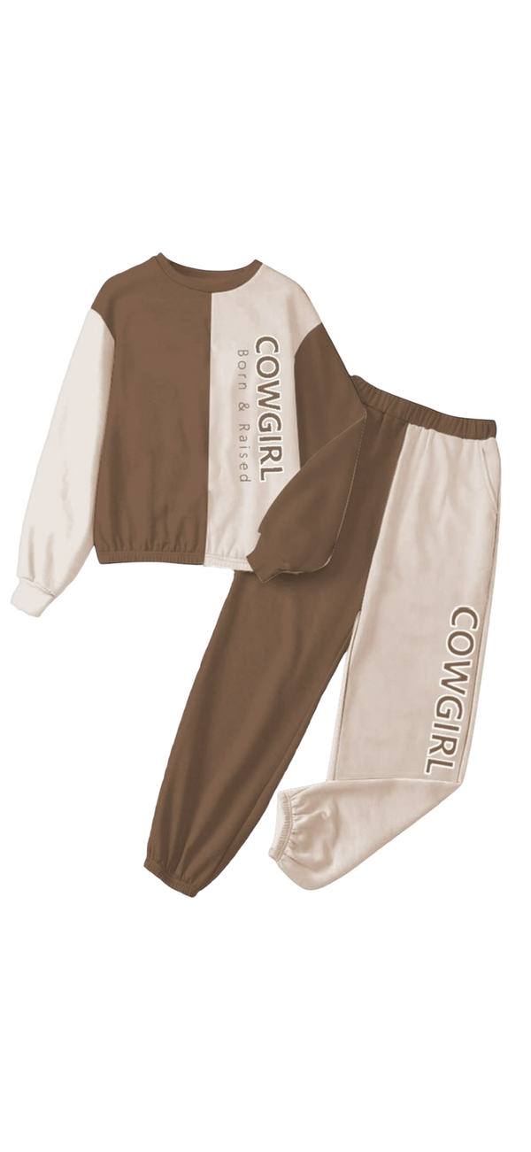 Cowgirl Born & Raised Sweats Set