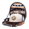 Hooey Cap Carrier - Brown W/Black & Tan Aztec Pattern