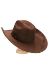 Kids Faux Suede Cutter Crown Cowboy Hat