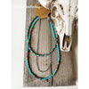 Western Semi Stone Layered Navajo Bead Neckace