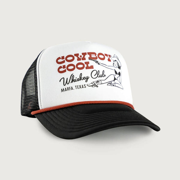 Whiskey Club Foam Trucker Hat - Broken horn