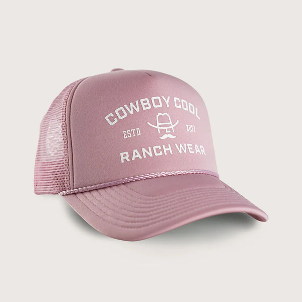 Ranch Hand Foam Trucker Hat - Broken horn