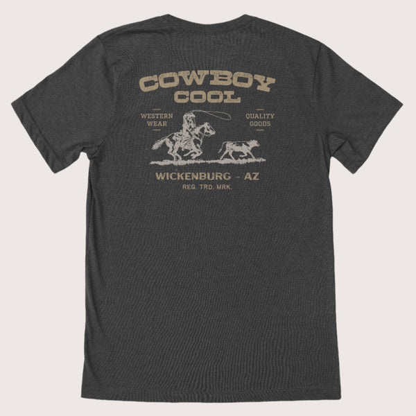 Cowboy Cool Team Roping T-Shirt - Broken horn