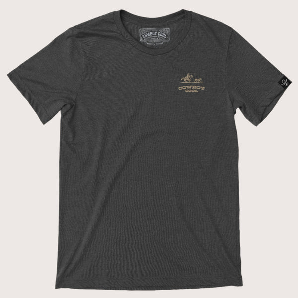 Cowboy Cool Team Roping T-Shirt - Broken horn