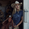 Cowboy Cool Buck Off Tee - Broken horn