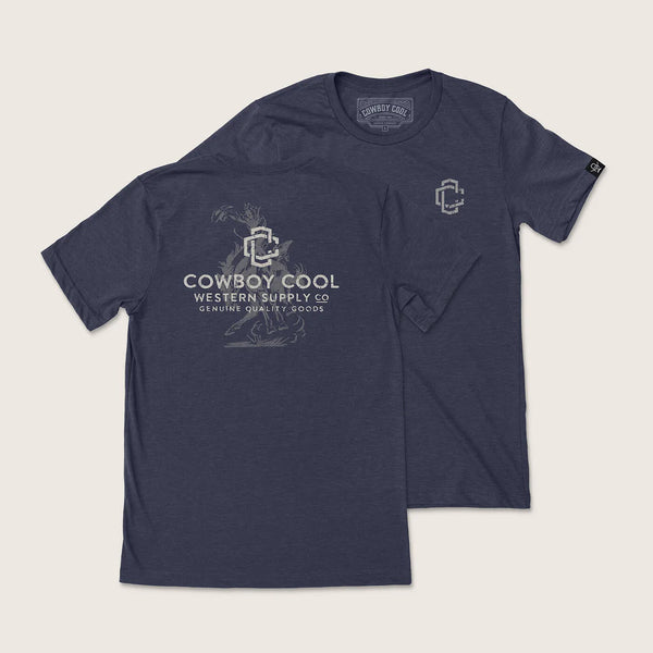 Cowboy Cool Tip Of The Hat T-Shirt - Broken horn