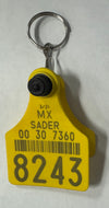 Keychain - Cow Tag