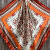 Burnt Orange & Tan Wild Rag