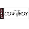Cowboy & Steer Skull Sticker