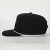 Horse Roped Hat Black
