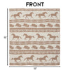 Wrangler Tan Rodeo Stretchy Throw Blanket