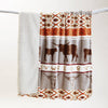 Longhorn Plush Sherpa Throw