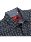 Rodeo Men's Western Pearl Snap Print Shirt