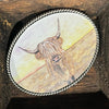 Belt Buckle - Chewy - Broken horn