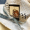 Leather Hat Card - Rojo 2.0 - Broken horn