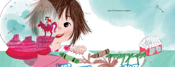 I Wanna Be a Cowgirl by Angela DiTerlizzi - Broken horn