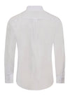 Rodeo Men’s Solid Western Twill Button Down Shirt - White - Broken horn