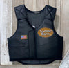 Mutton Bustin Faux Leather Protective Vest - Broken horn