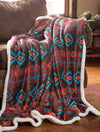 Wrangler® Southwest Horizon Plush Sherpa Throw