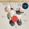 Itzy Ritzy Cow Itzy Friends Link & Love™ Activity Plush - Broken horn