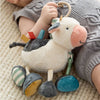 Itzy Ritzy Cow Itzy Friends Link & Love™ Activity Plush - Broken horn