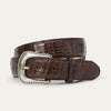 Stetson Caiman Western Tab Belt - Broken horn