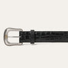 Stetson Caiman Western Tab Belt - Broken horn