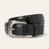 Stetson Caiman Western Tab Belt - Broken horn