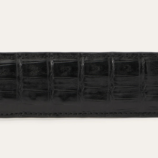 Stetson Caiman Western Tab Belt - Broken horn
