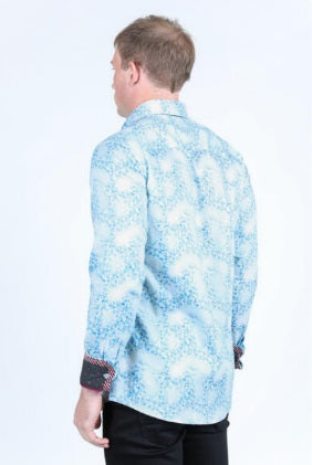 Platini Men Cotton Stretch Shirt - Broken horn