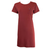 Hooey Red Anjou Short Sleeve T-Shirt Dress