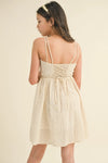 Tween Kids Girls Backless Fit and Flare Sundress - Broken horn