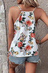 New Lace Patchwork Floral Sleeveless Top - Broken horn