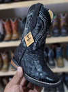 Hooch Kids Boots Ostrich Print - Broken horn