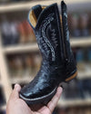 Hooch Kids Boots Ostrich Print - Broken horn