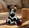 Hooch Baby Cowhide Square Toe Boot - Broken horn