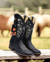 Hooch Women's Square Toe - Crazy Leather - Broken horn