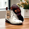 Hooch Mens Cow Hair Botin - Broken horn