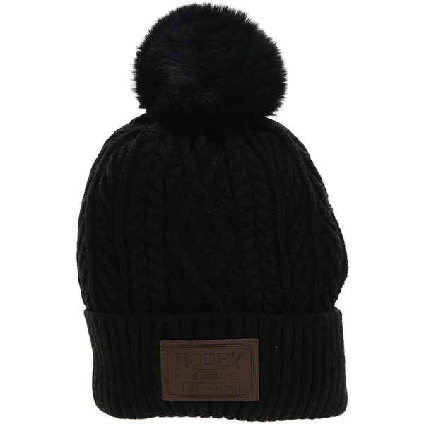 Hooey Beanie W/ Pom Pom - Broken horn