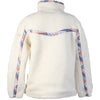 Hooey Youth Ladies Cream Fleece Pullover w/Pink Multi Color Aztec Pattern - Broken horn