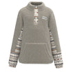 Hooey Ladies Fleece Pullover - Broken horn