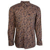 Hooey DOS SOL Pearl Snap Shirt Tan W/Pattern - Broken horn