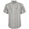 Hooey "Sol" Cream w/Baja Stripe Pattern Pearl Snap Shirt - Broken horn