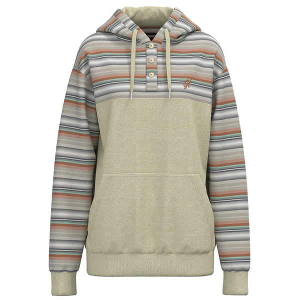 Hooey Jimmey Tan/Serape Hoody - Broken horn