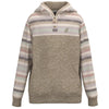 Hooey Youth Jimmy Tan W/ Multi Color Serape Hoody - Broken horn