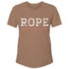 Hooey Youth Rope Rlag Light Brown Crew Neck - Broken horn