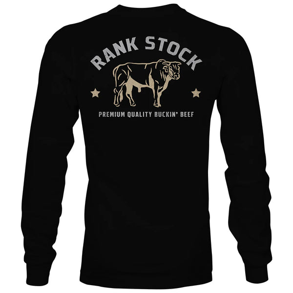 Hooey Charbray Crew Neck Long Sleeve - Broken horn