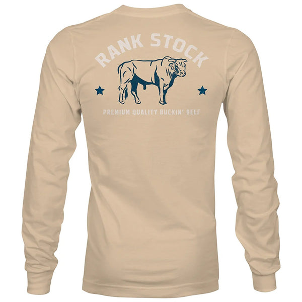 Hooey Charbray Crew Neck Long Sleeve - Broken horn