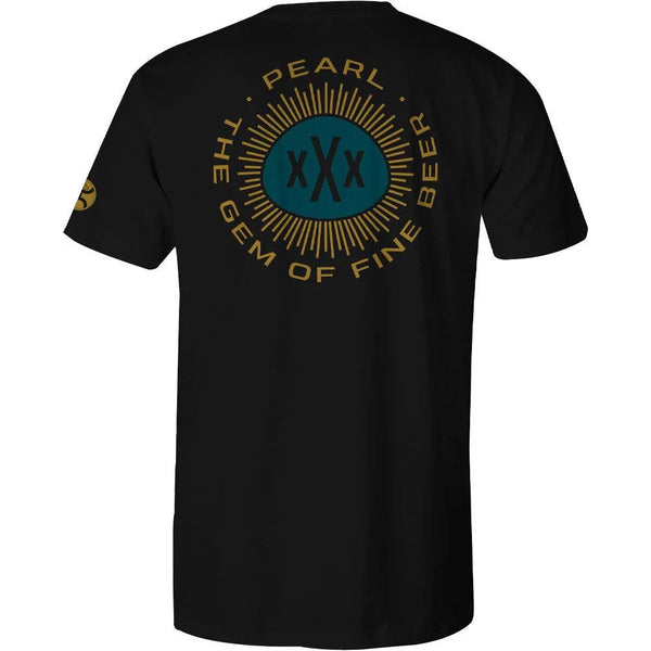 Hooey Pearl Black T-Shirt - Broken horn